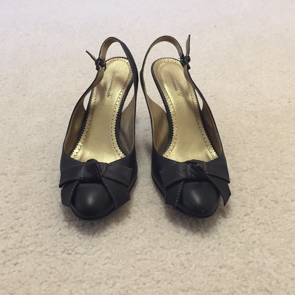 👠 J.Crew bow slingback kitten heels - Picture 2 of 6